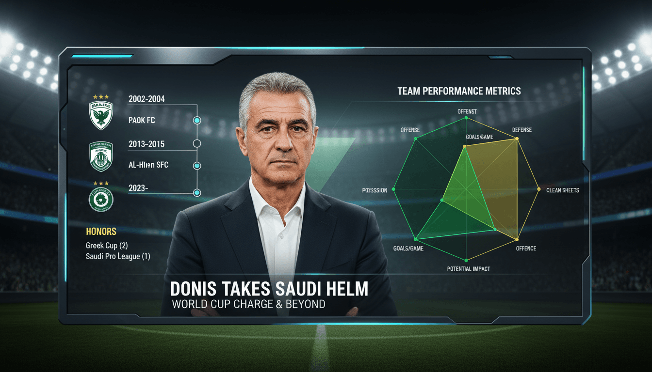 Saudi Arabia appoints Georgios Donis as national football team head coach ahead of World Cup