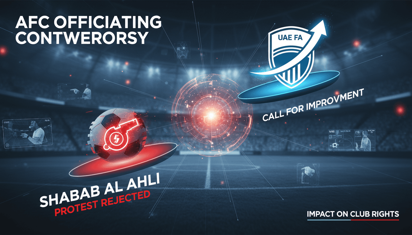 UAE Football Association Supports Shabab Al Ahli After AFC Protest Rejection