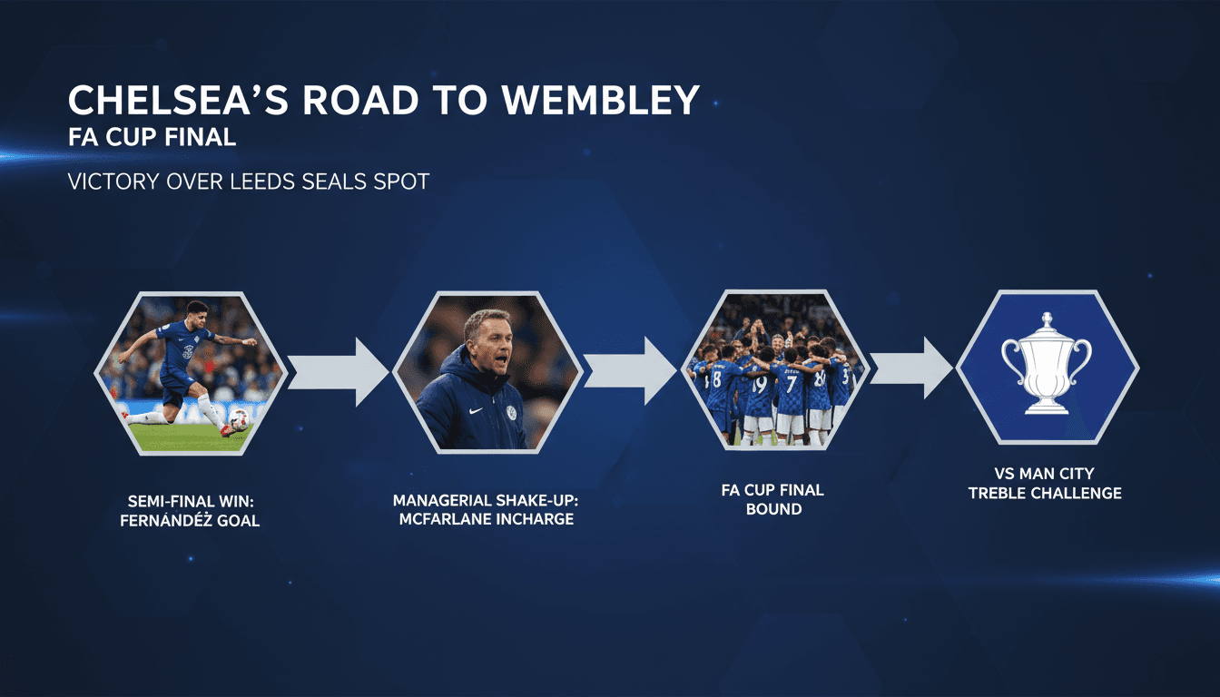 Chelsea advances to FA Cup final after defeating Leeds United 1-0