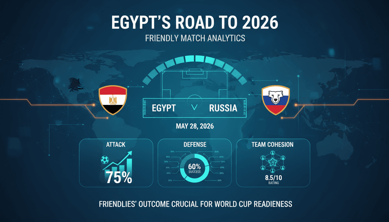 Egypt to play friendly match against Russia in preparation for 2026 FIFA World Cup