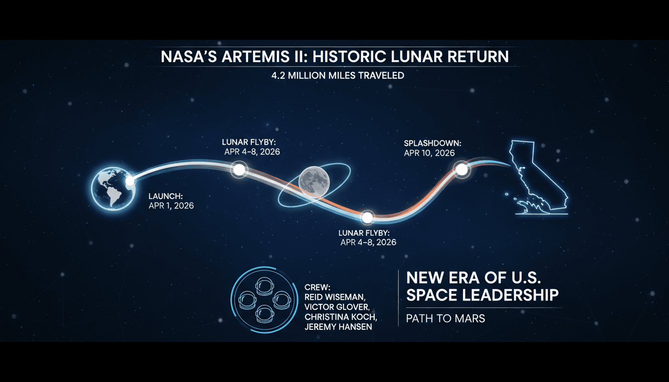 NASA's Artemis II Orion Spacecraft Successfully Returns from Historic Lunar Mission