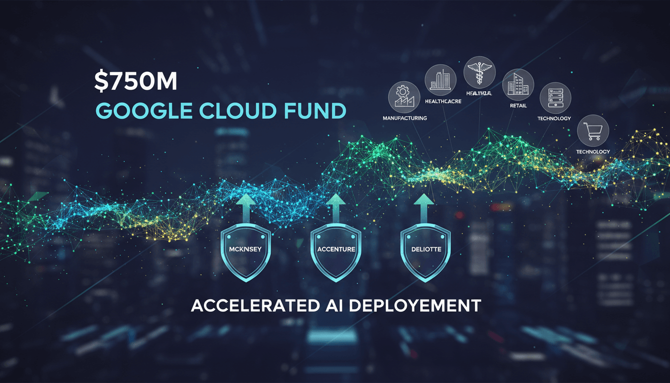 Google Cloud launches $750 million fund for AI deployment with consulting firms