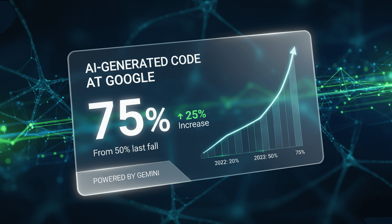 Google reports 75% of new code is AI-generated