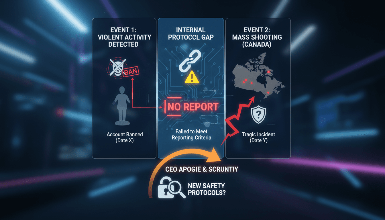 OpenAI CEO apologizes for failure to report banned account linked to mass shooting in Canada