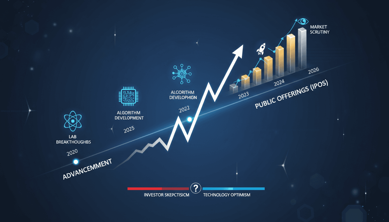 Quantum computing firms accelerate public offerings amid market uncertainty