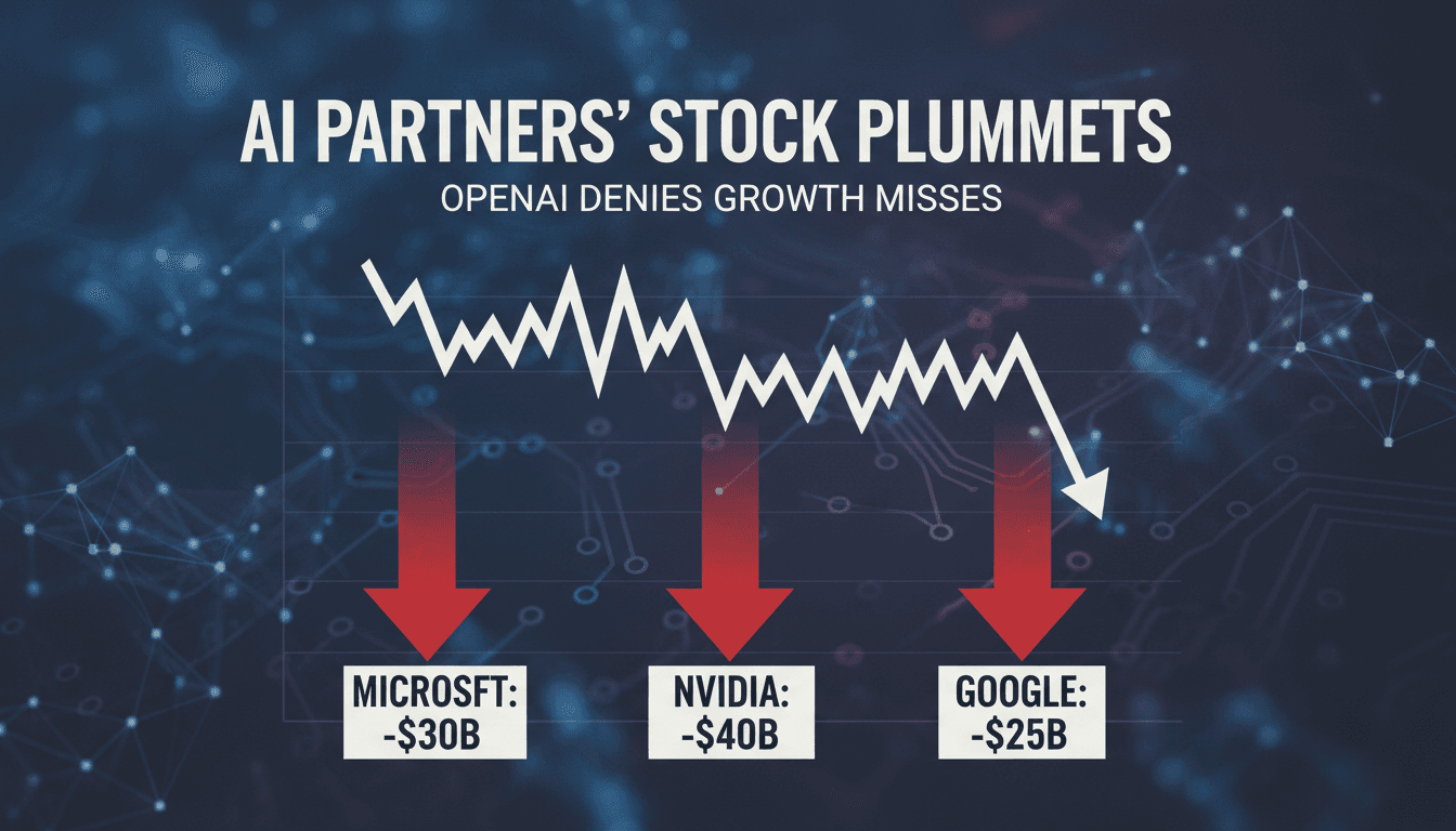 OpenAI Denies Wall Street Journal Claims of Missed Growth Targets Amid Significant Stock Losses for Partners