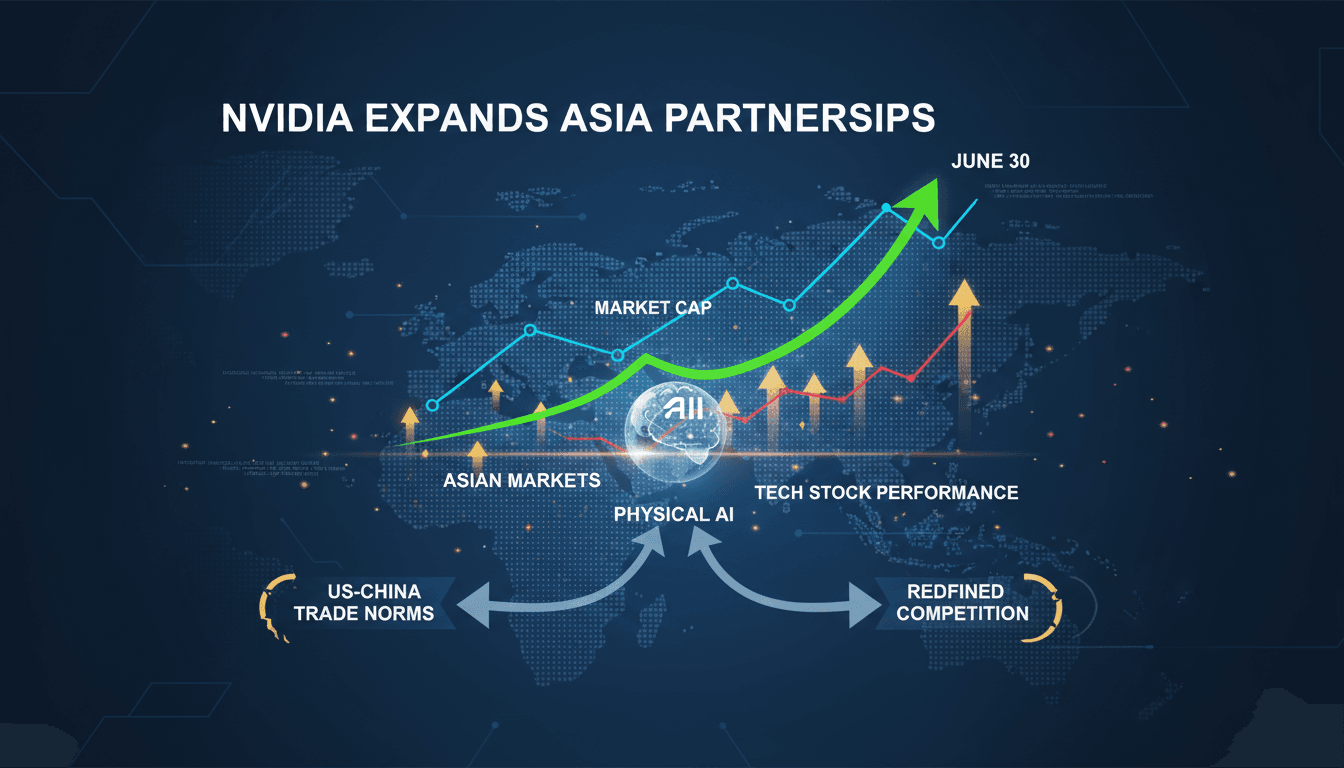 Nvidia expands partnerships in Asia to reshape global tech landscape