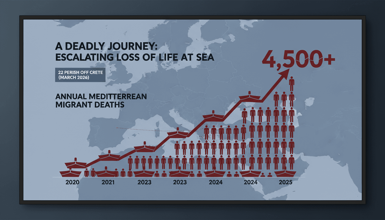 22 Migrants Die After Six Days Adrift in Mediterranean Sea
