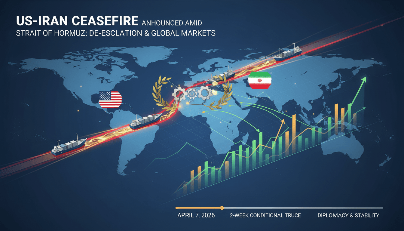 US-Iran Ceasefire Announced Amid Strait of Hormuz Tensions