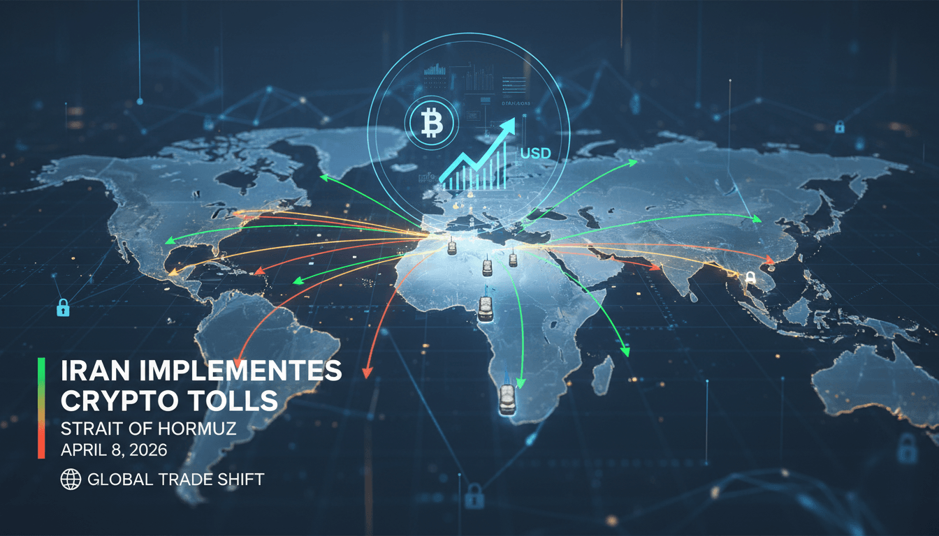 Iran Implements Cryptocurrency Tolls for Oil Tankers in Strait of Hormuz