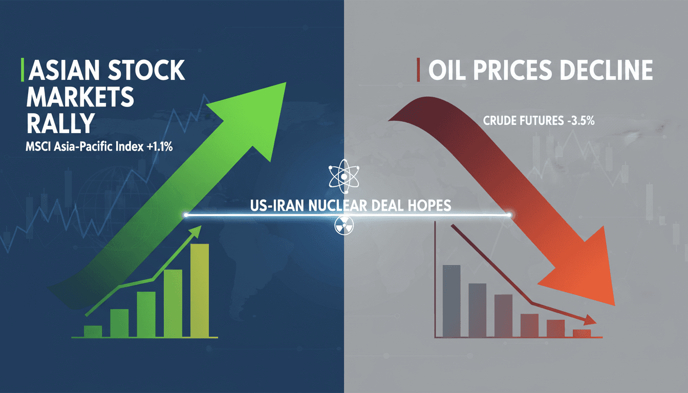 Asian Stock Markets Rally on US-Iran Nuclear Deal Hopes Amid Oil Price Declines