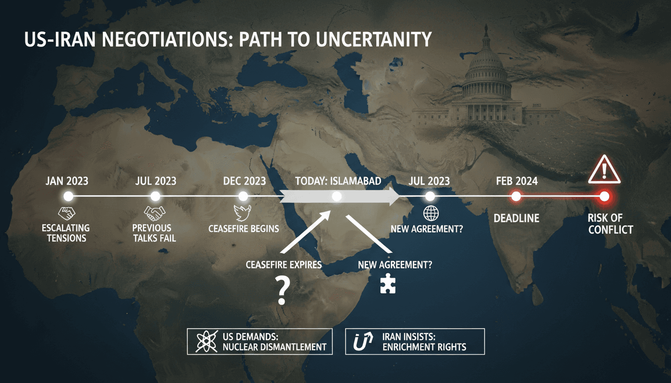 US-Iran negotiations in Islamabad face uncertainty as ceasefire expires