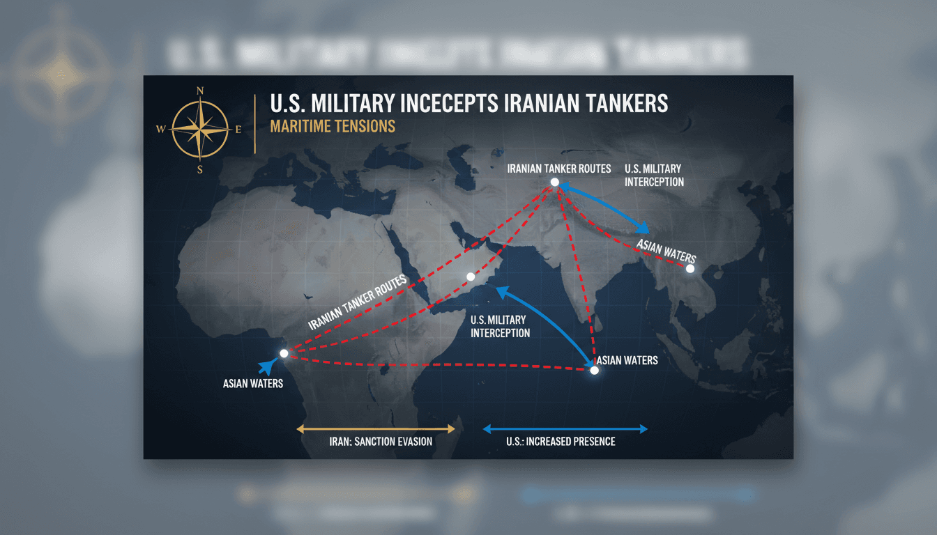 U.S. Military Intercepts Iranian Tankers Amid Ongoing Maritime Tensions