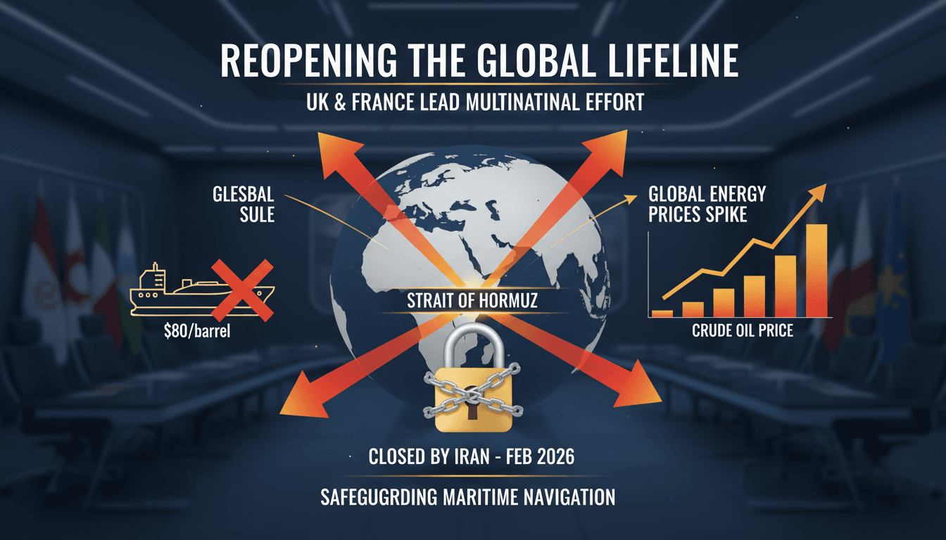 UK and France Lead Multinational Military Conference to Reopen Strait of Hormuz
