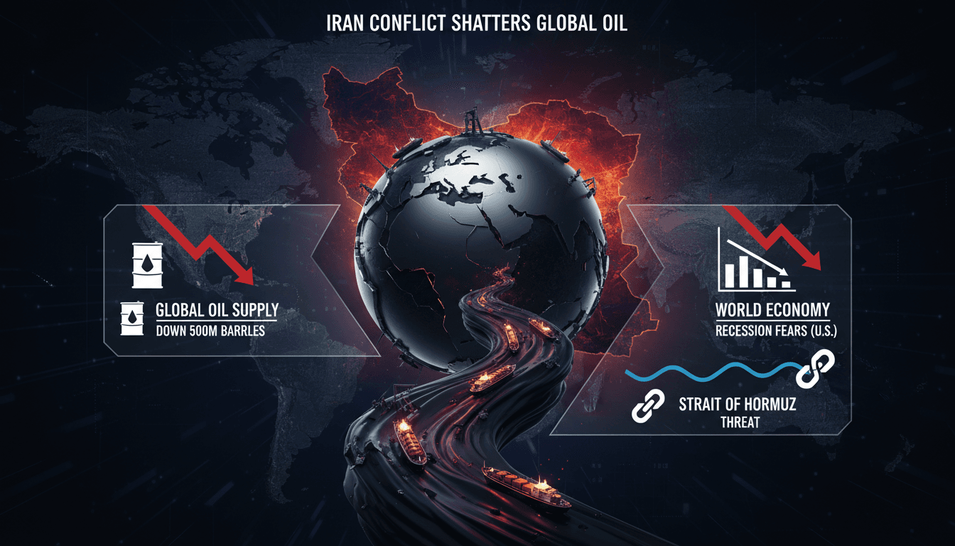 Iran conflict disrupts global oil supply impacting economies worldwide