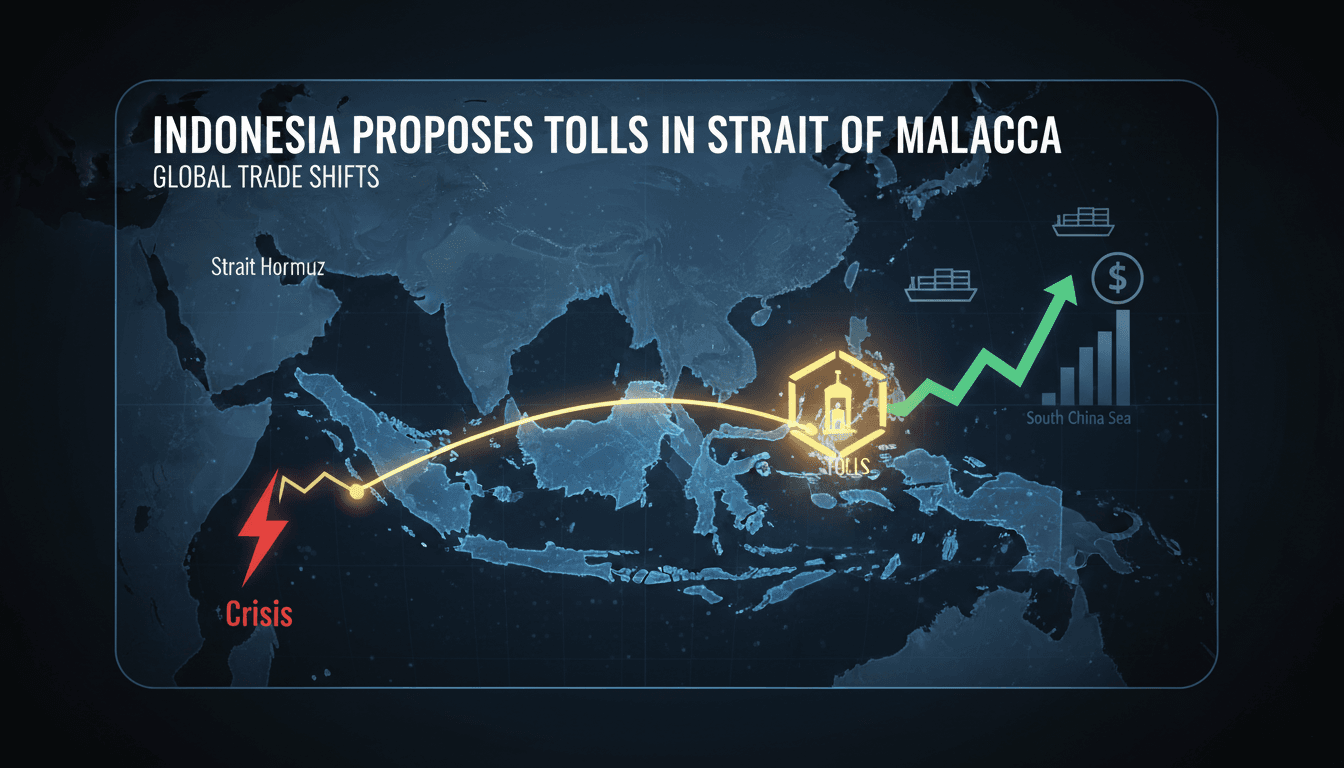 Indonesia Proposes Tolls for Ships in Strait of Malacca Amid Hormuz Crisis