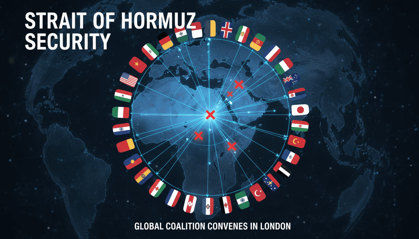Military planners from over 30 nations convene in London to discuss Strait of Hormuz security
