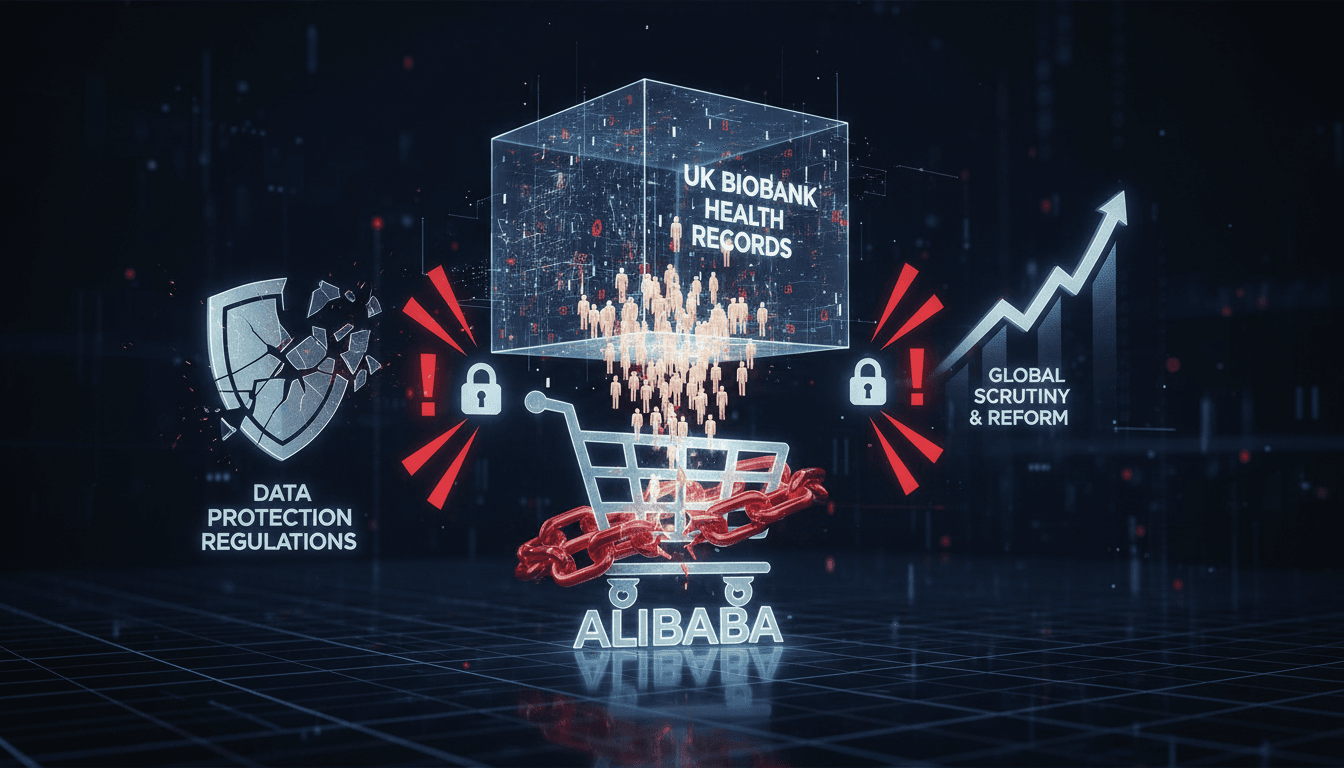 UK Biobank health records listed for sale on Alibaba
