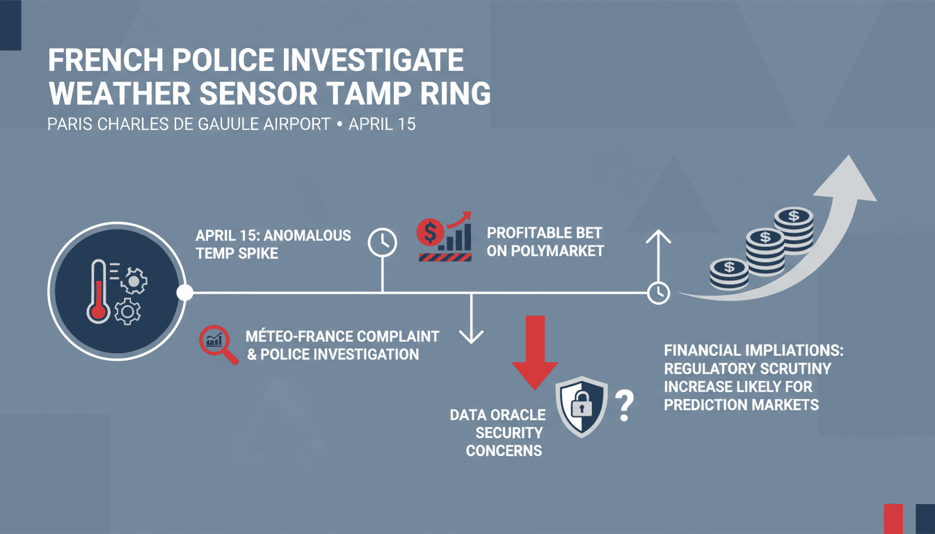French police investigate weather sensor tampering at Paris Charles de Gaulle Airport