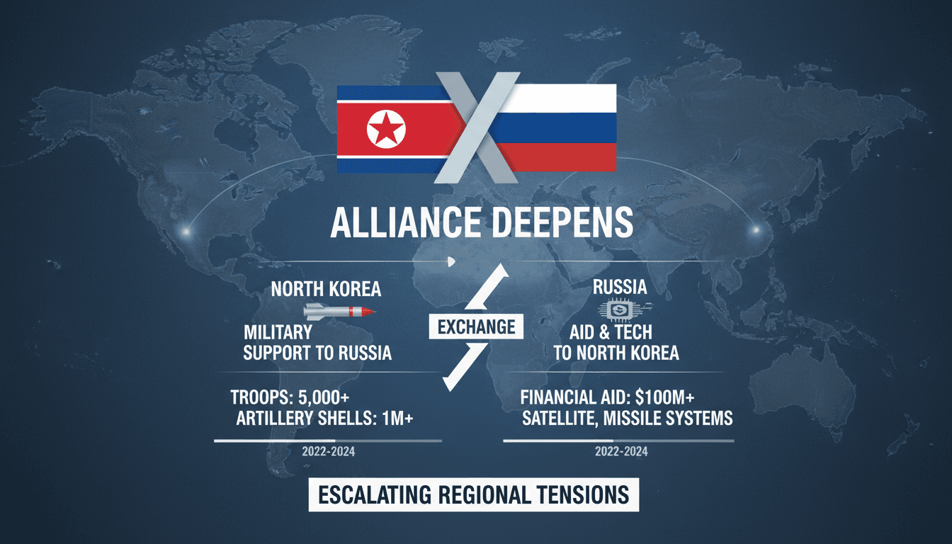 North Korea reaffirms support for Russia in Ukraine during memorial event