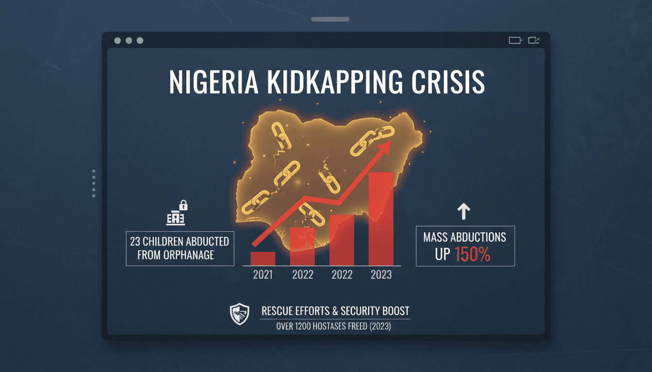 Gunmen kidnap 23 children from Nigerian orphanage in mass abduction incident