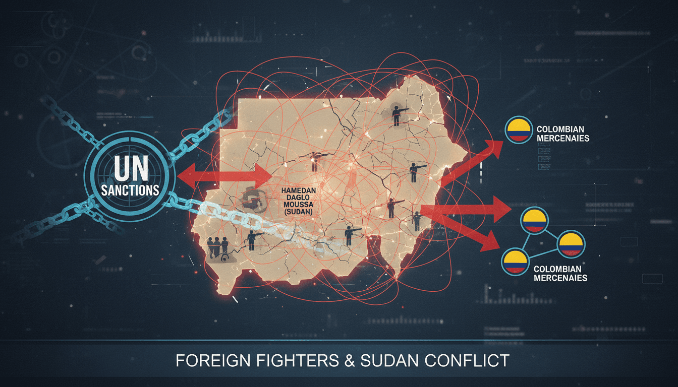 UN Sanctions Imposed on Sudanese Military Leader's Brother and Colombian Mercenaries
