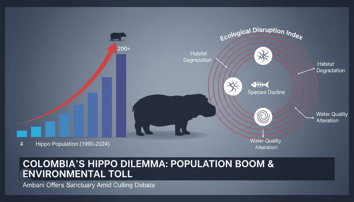 Anant Ambani offers to house hippos from Colombia amid culling debate