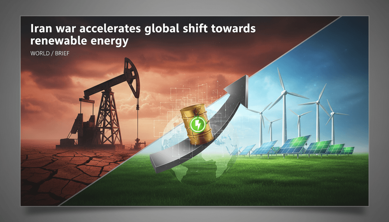 Iran war accelerates global shift towards renewable energy