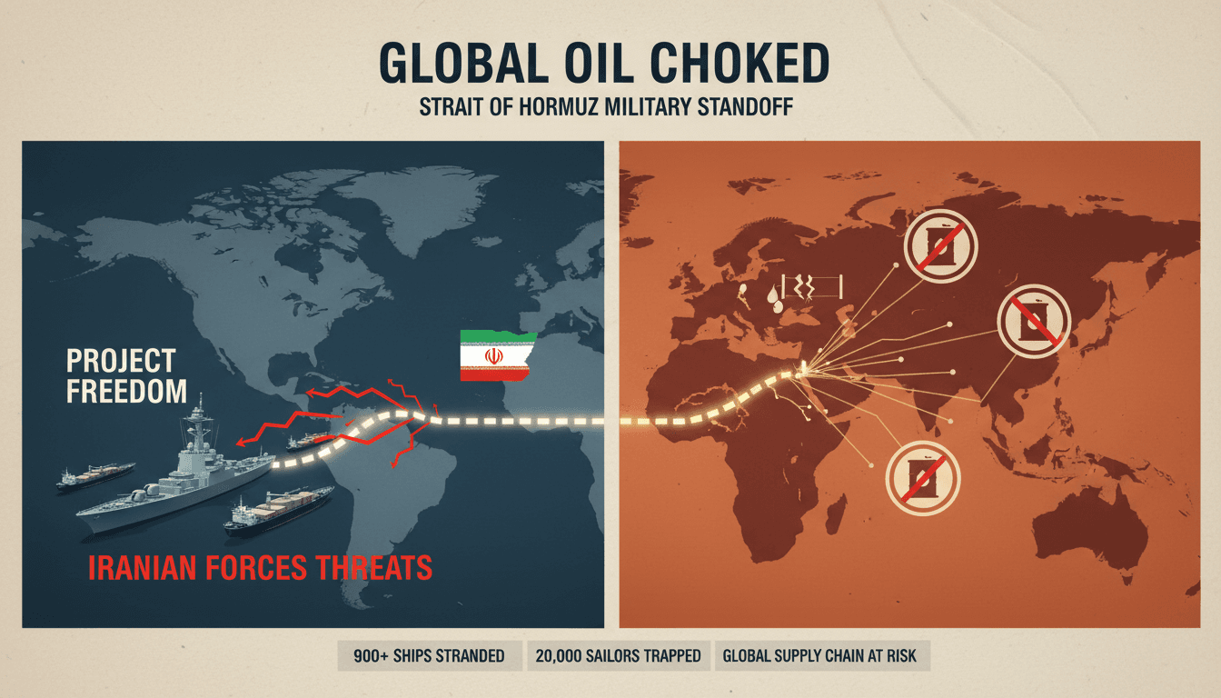 Iranian Forces Issue Threats Amid U.S. Humanitarian Naval Operation in Strait of Hormuz
