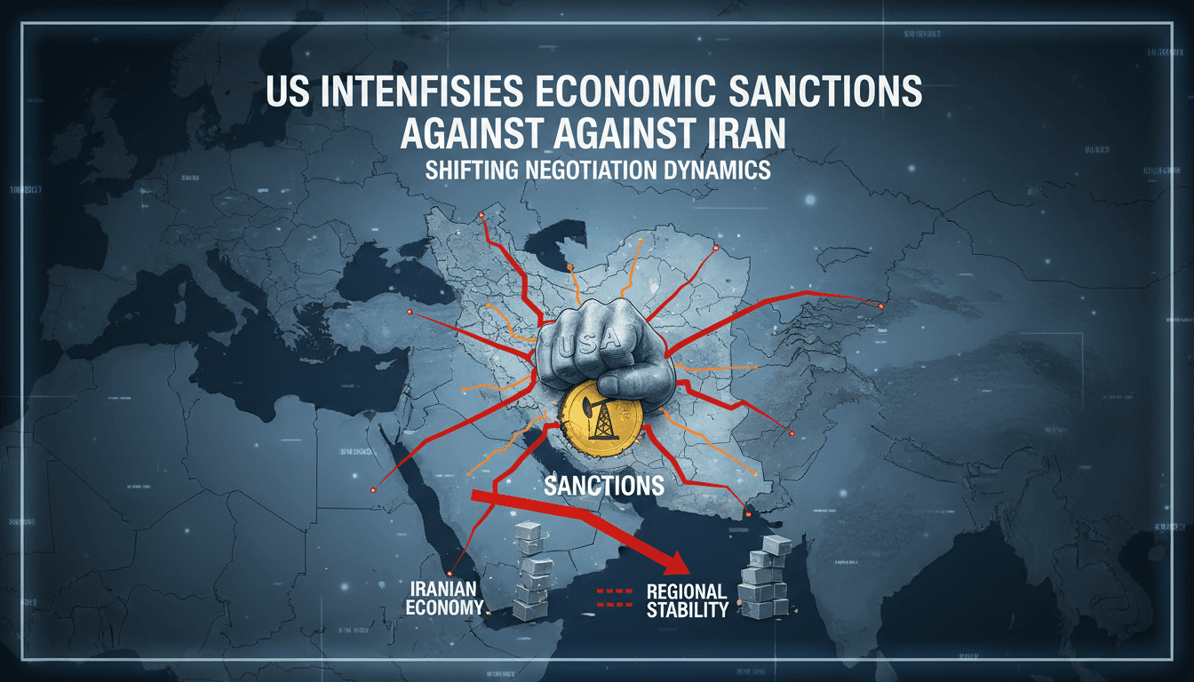 US Intensifies Economic Sanctions Against Iran to Shift Negotiation Dynamics