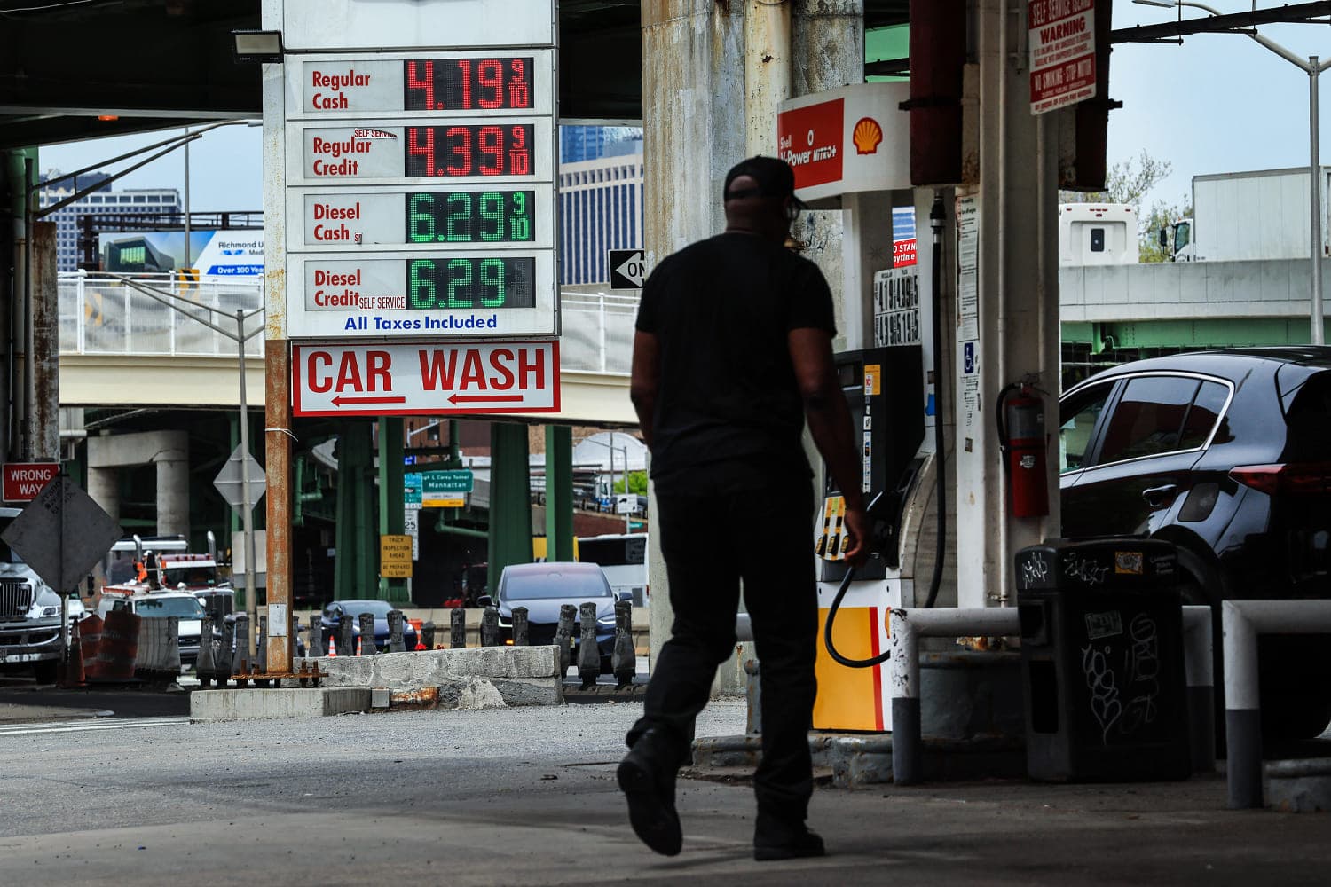 US gas prices hit record high of $4.23 per gallon amid Iran conflict