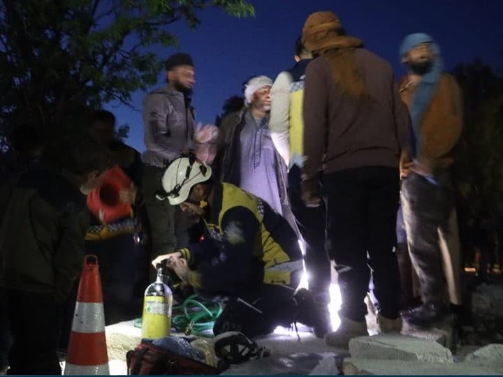 Successful rescue of toddler from deep well in northern Syria