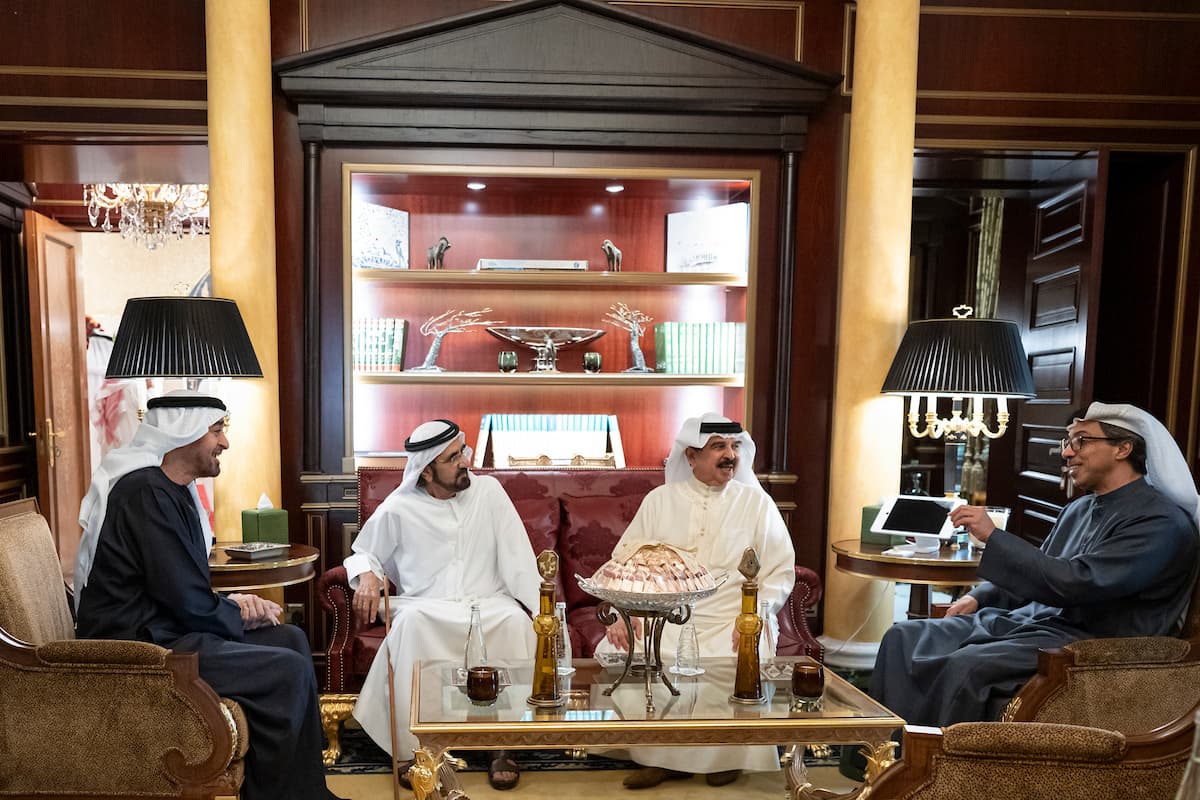 UAE and Bahrain Leaders Strengthen Bilateral Relations in Abu Dhabi Meeting